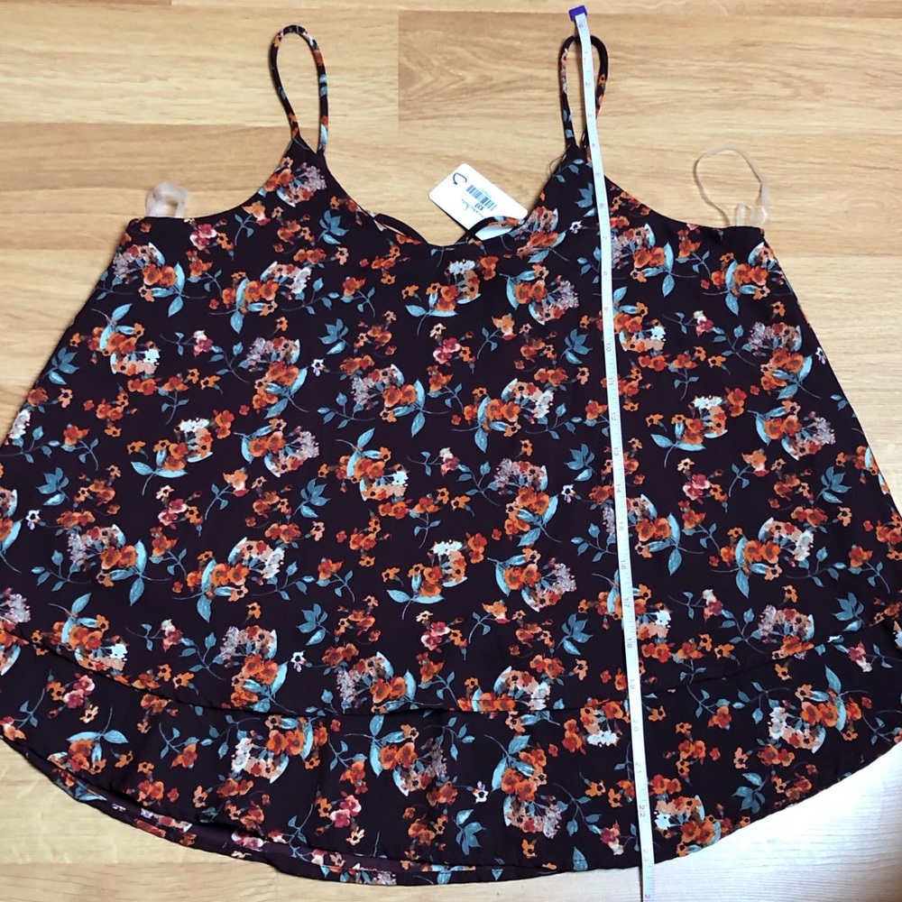 PEACH LOVE California Runway Seven floral shirt S - Picture 12 of 14